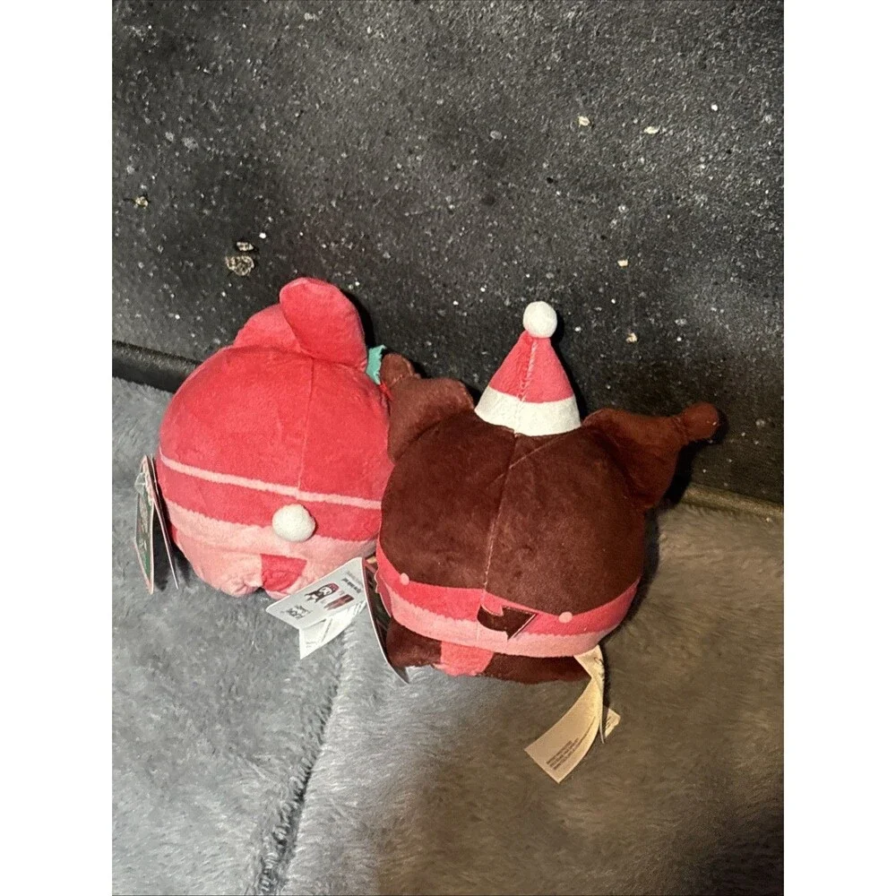 NWT TeeTurtle Reversible Plushies Lot 2 Hello kitty And friends Christmas Gift
